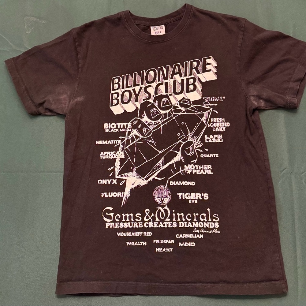 Billionaire Boys Club Black Cotton Tee